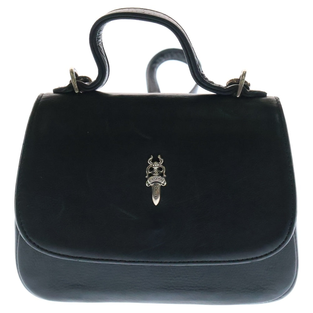 CHROME HEARTS(クロムハーツ) TEENER ダガー 2WAY ミニハンド ショルダーバッグ ブラック