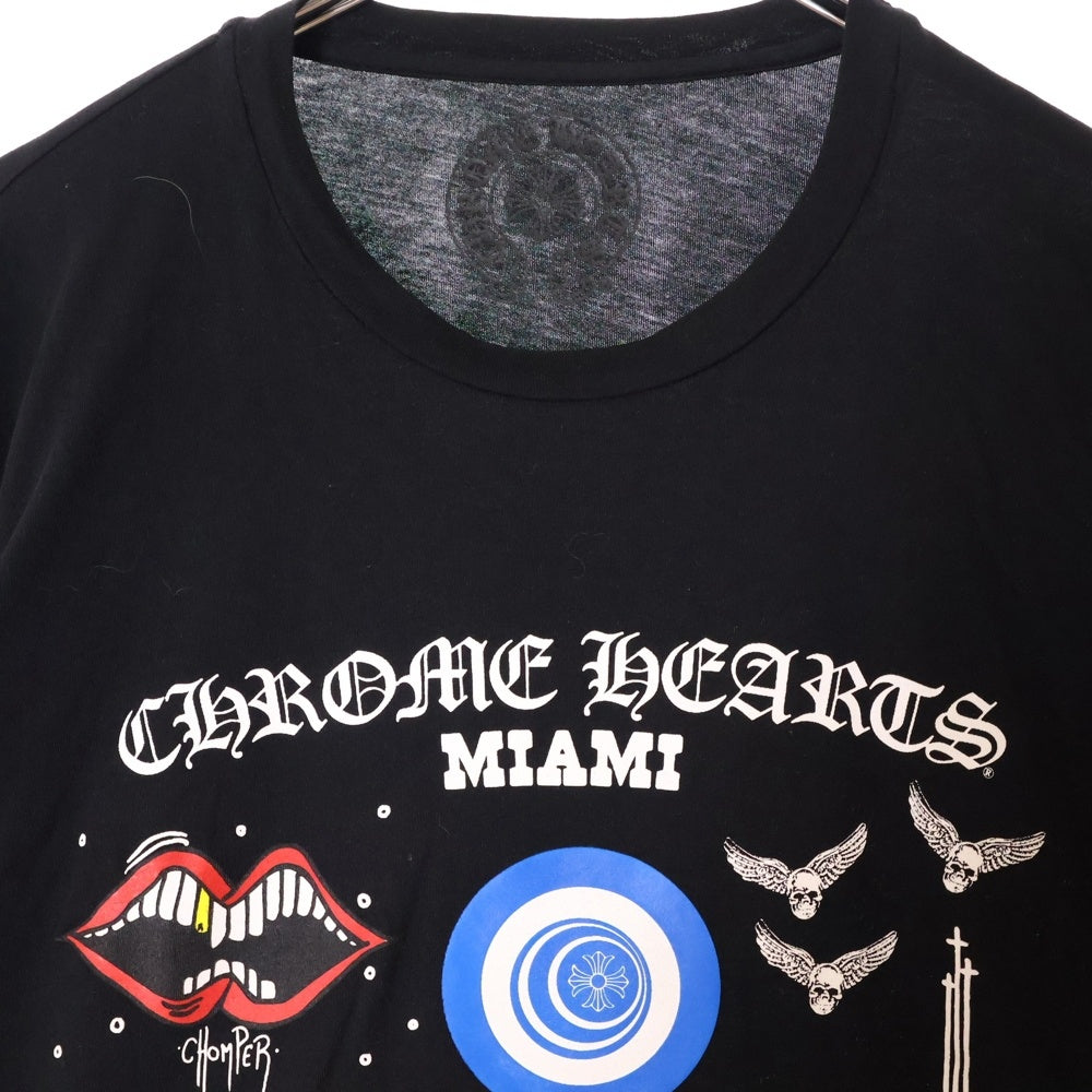 CHROME HEARTS(クロムハーツ) MIAMI PRO FOTIプリント長袖カットソー ロングTシャツ