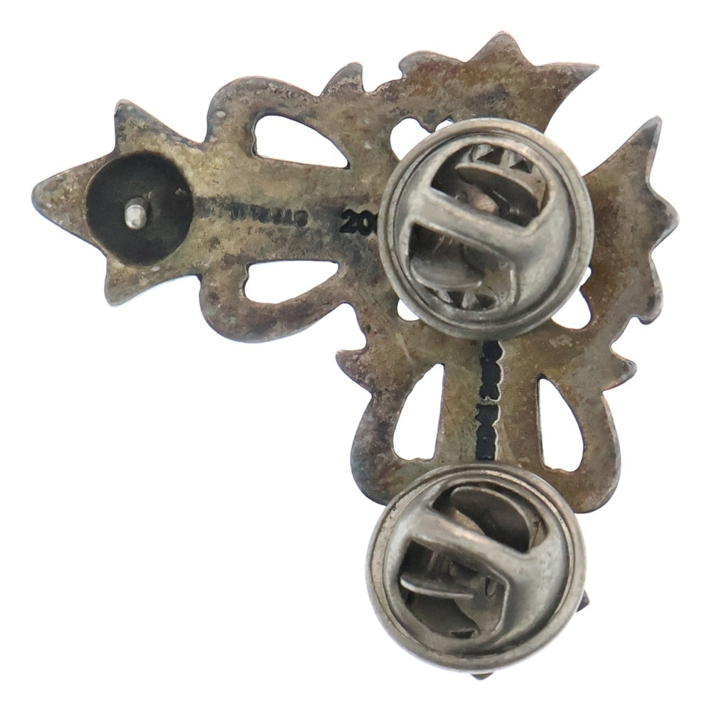 CHROME HEARTS(クロムハーツ) PIN FLRLCRNR スティックピン フローラルクロスコーナー ピンバッジ シルバー