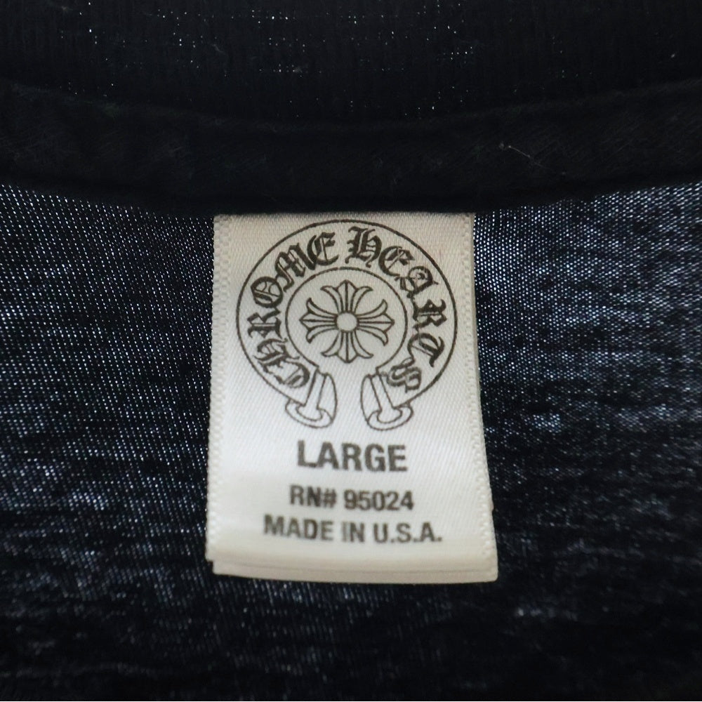 CHROME HEARTS(クロムハーツ) FOTI S/S TEE フォティ フロントフォトプリント 半袖カットソー Tシャツ ブラック