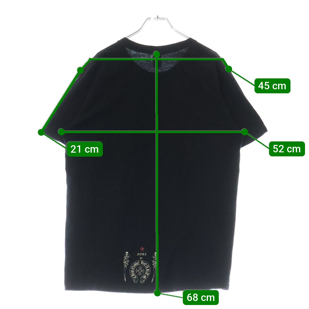 CHROME HEARTS(クロムハーツ) FOTI S/S TEE フォティ フロントフォトプリント 半袖カットソー Tシャツ ブラック