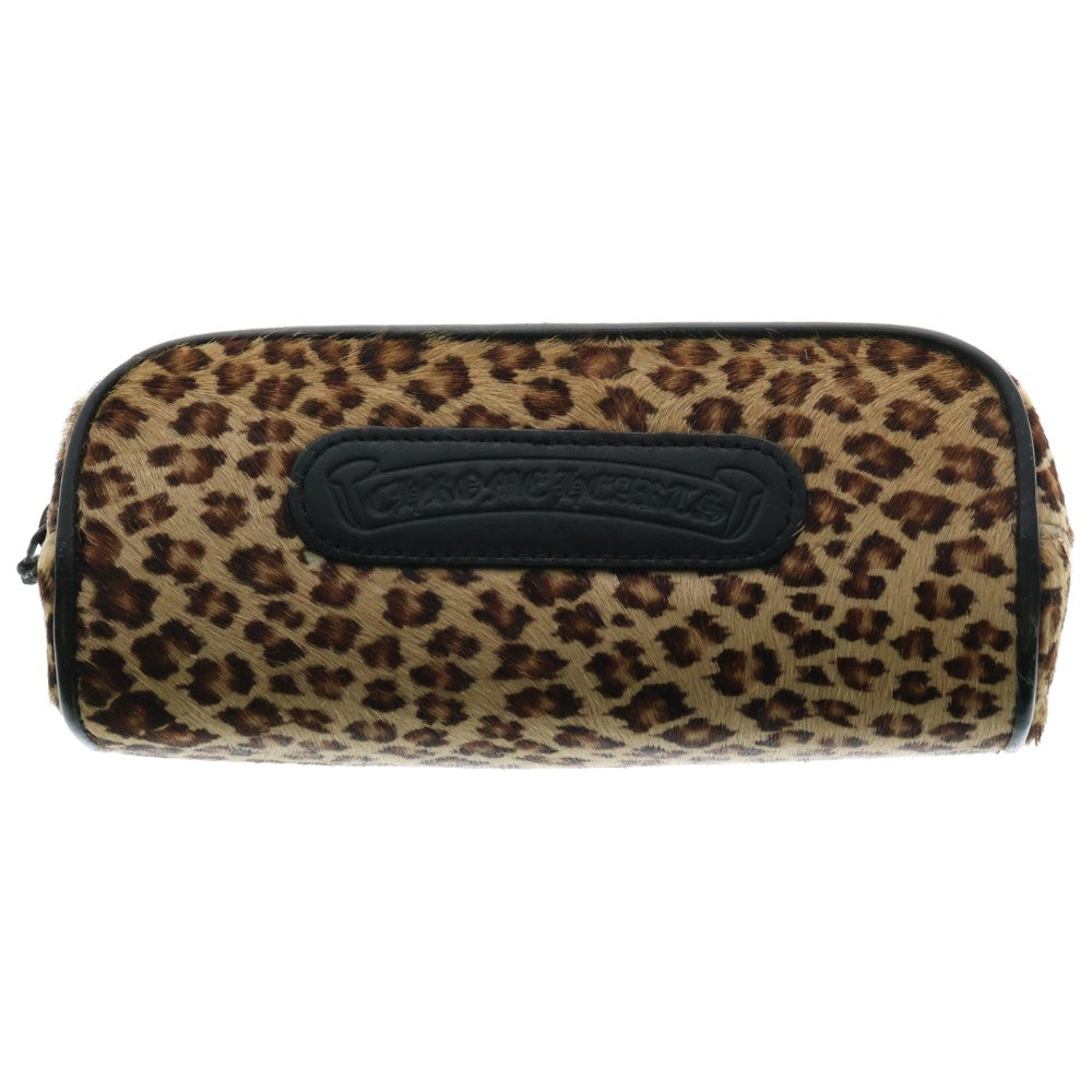 CHROME HEARTS(クロムハーツ) CASE アイウェアケース 眼鏡ケース レオパード ベージュ