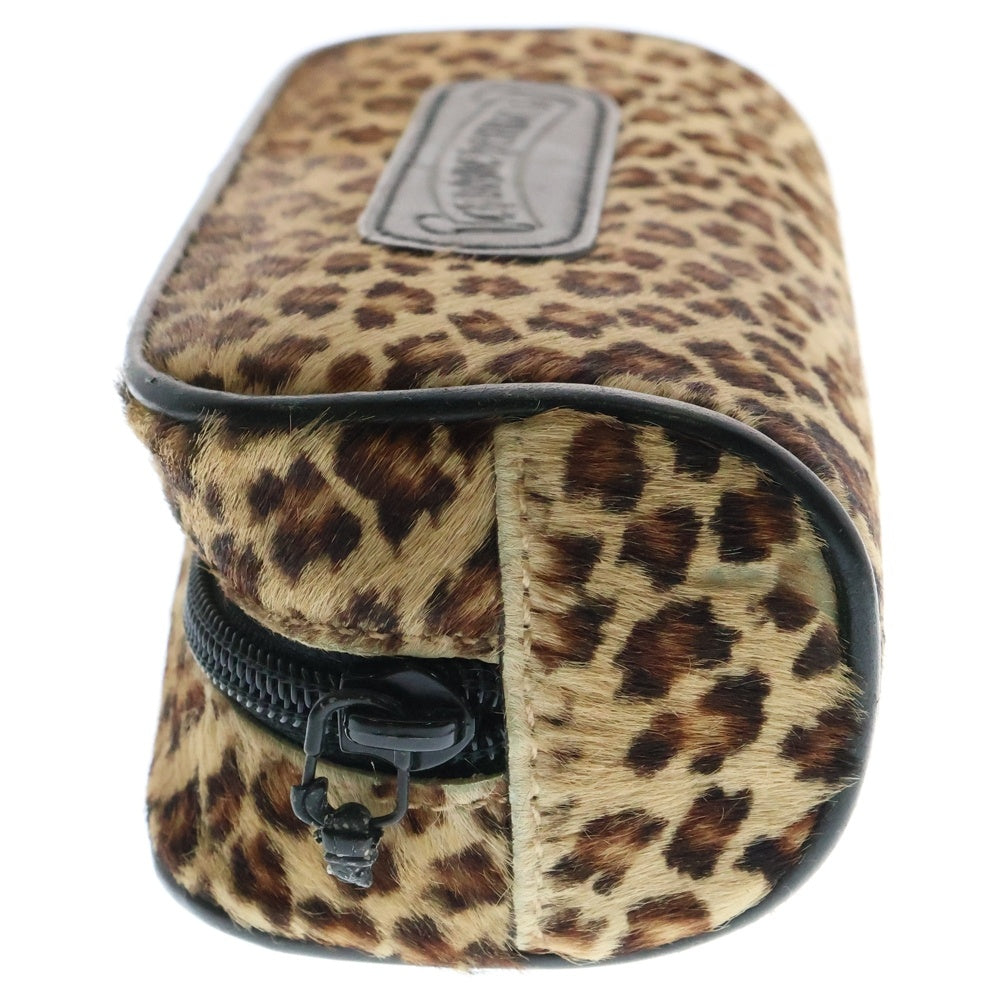 CHROME HEARTS(クロムハーツ) CASE アイウェアケース 眼鏡ケース レオパード ベージュ