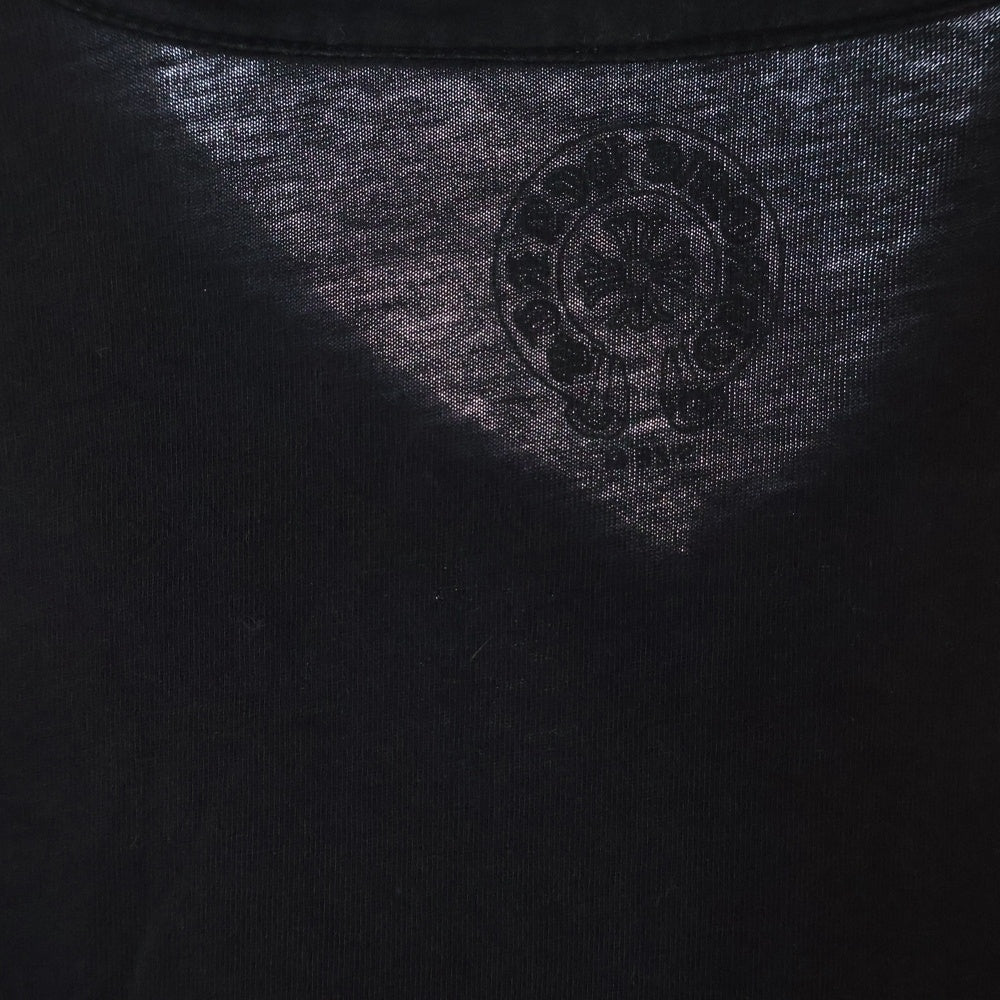 CHROME HEARTS(クロムハーツ) POLO SHIRT CH PLS BSフレアボタン CHプラス半袖ポロシャツ ブラック