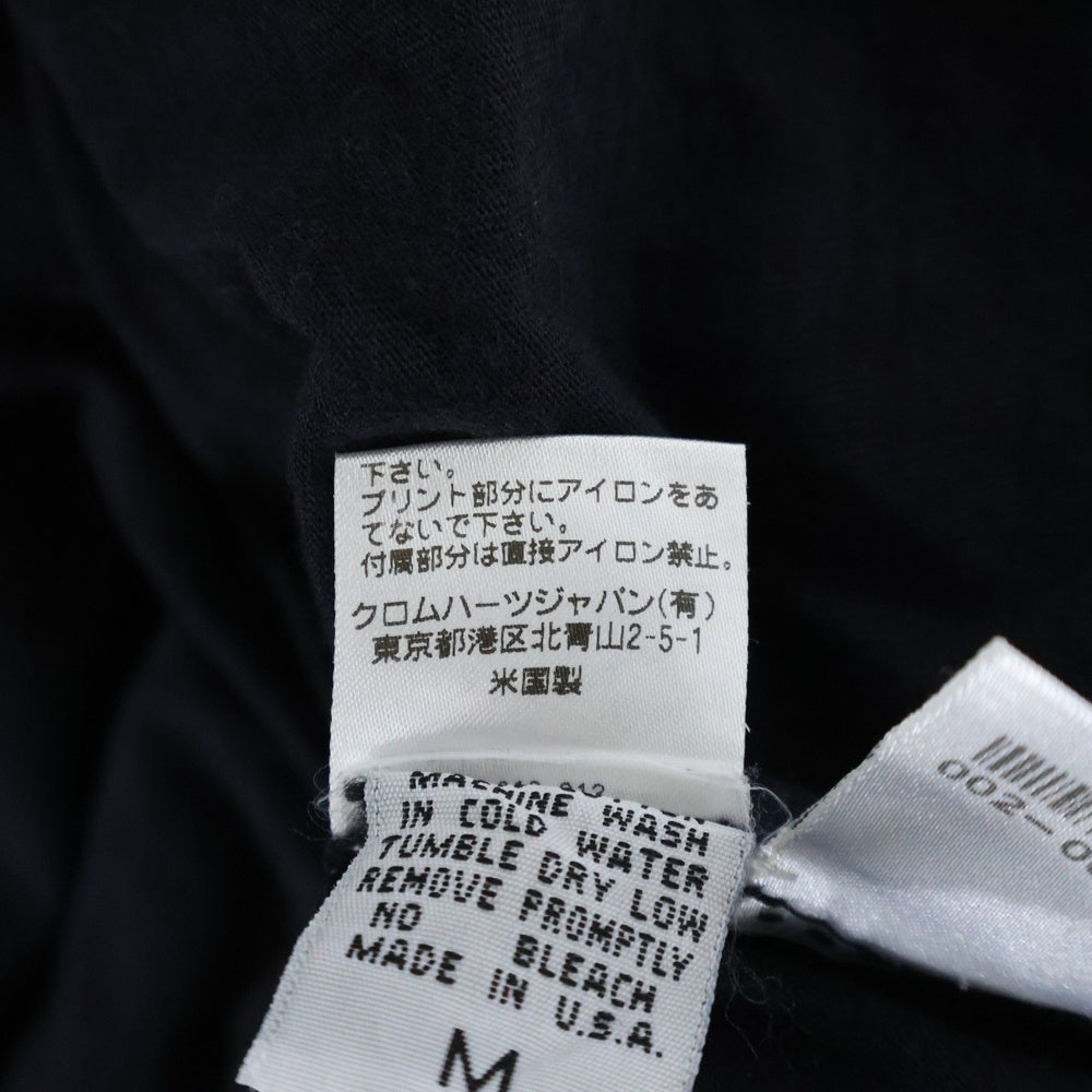 CHROME HEARTS(クロムハーツ) POLO SHIRT CH PLS BSフレアボタン CHプラス半袖ポロシャツ ブラック