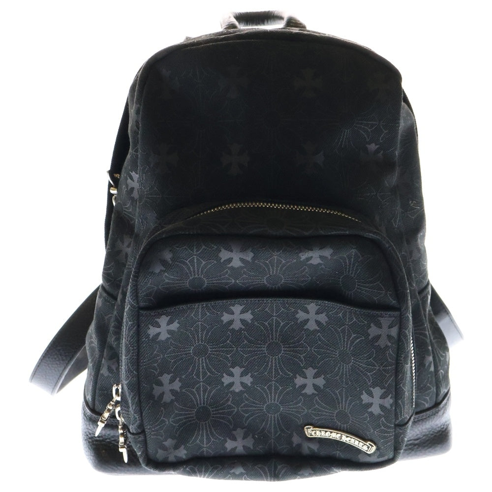 CHROME HEARTS(クロムハーツ) 7TH GRADE MINI CHプラス デニム総柄バックパック ブラック