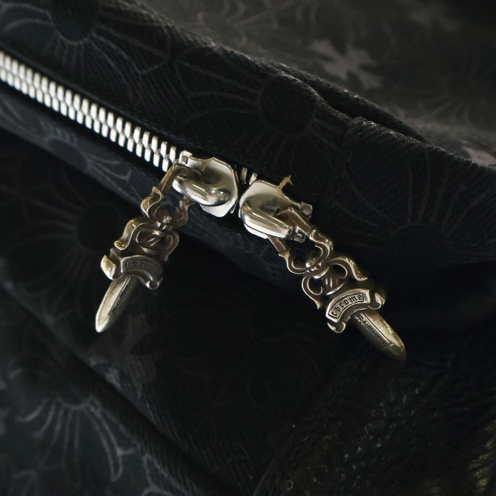 CHROME HEARTS(クロムハーツ) 7TH GRADE MINI CHプラス デニム総柄バックパック ブラック