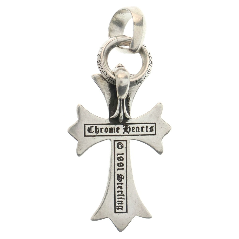 CHROME HEARTS(クロムハーツ) CH CRS SML W/BALE Wベイル スモールCHクロス ペンダントトップ シルバー BCA218