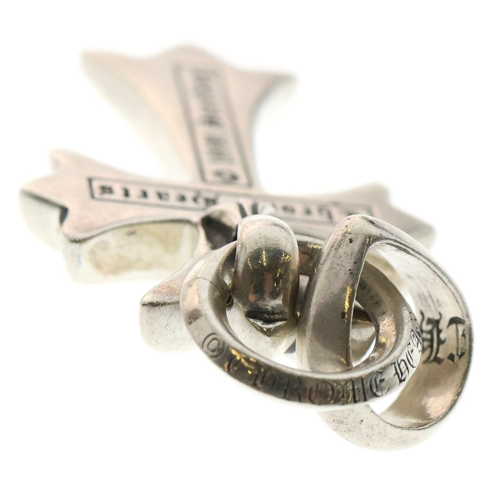 CHROME HEARTS(クロムハーツ) CH CRS SML W/BALE Wベイル スモールCHクロス ペンダントトップ シルバー BCA218