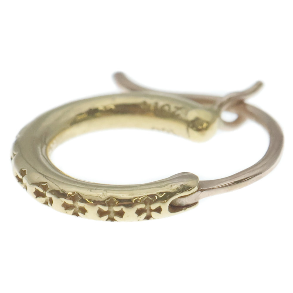 CHROME HEARTS(クロムハーツ) 22K HOOP TFL SML ゴールドピアス