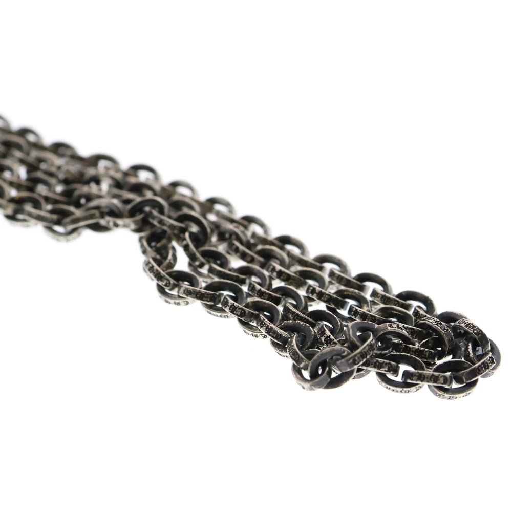 CHROME HEARTS(クロムハーツ) DBL PAPER CHAIN 2クリップ ダブルショートペーパーチェーン シルバーウォレットチェーン