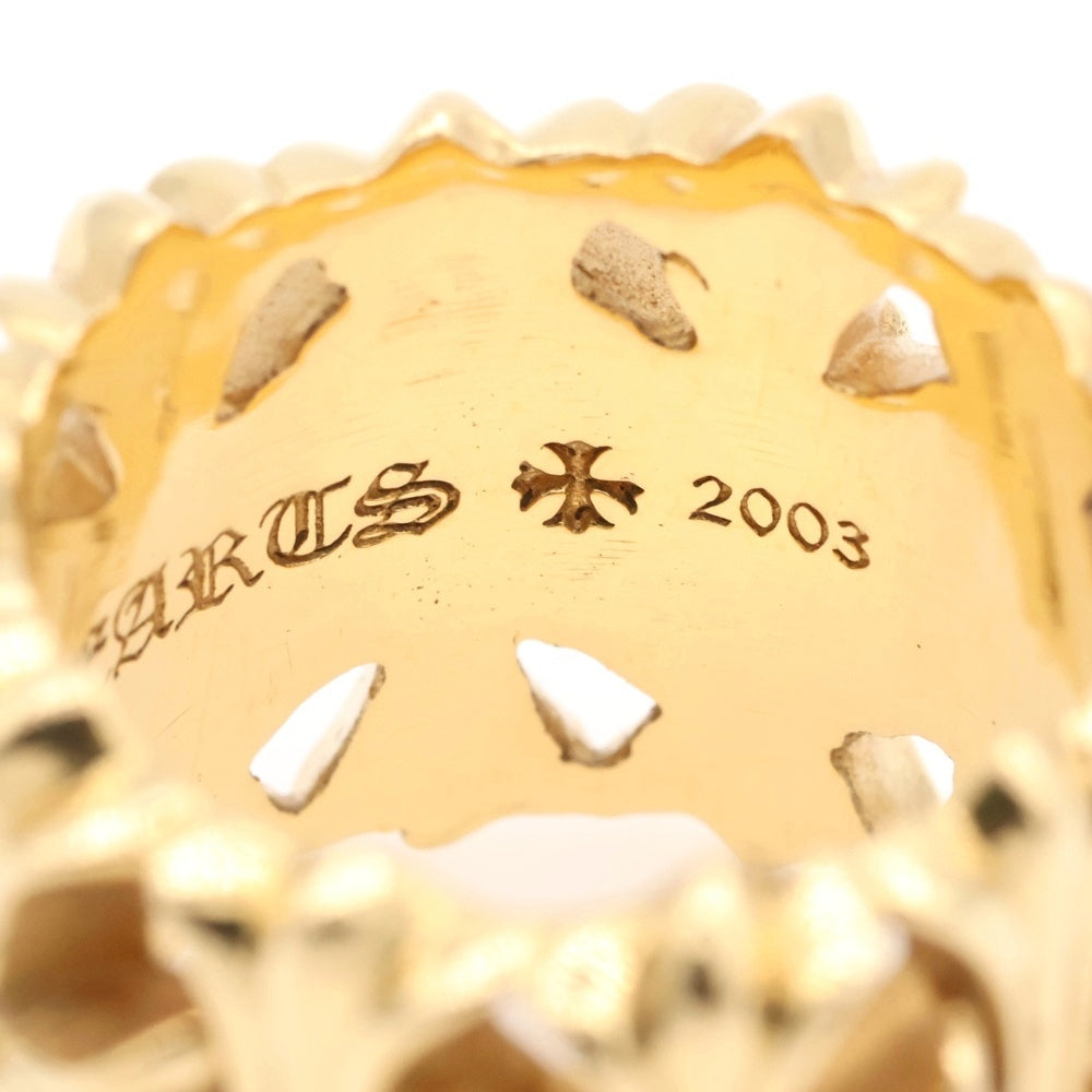 CHROME HEARTS(クロムハーツ) 22? CEMETERY セメタリークロス ゴールドリング