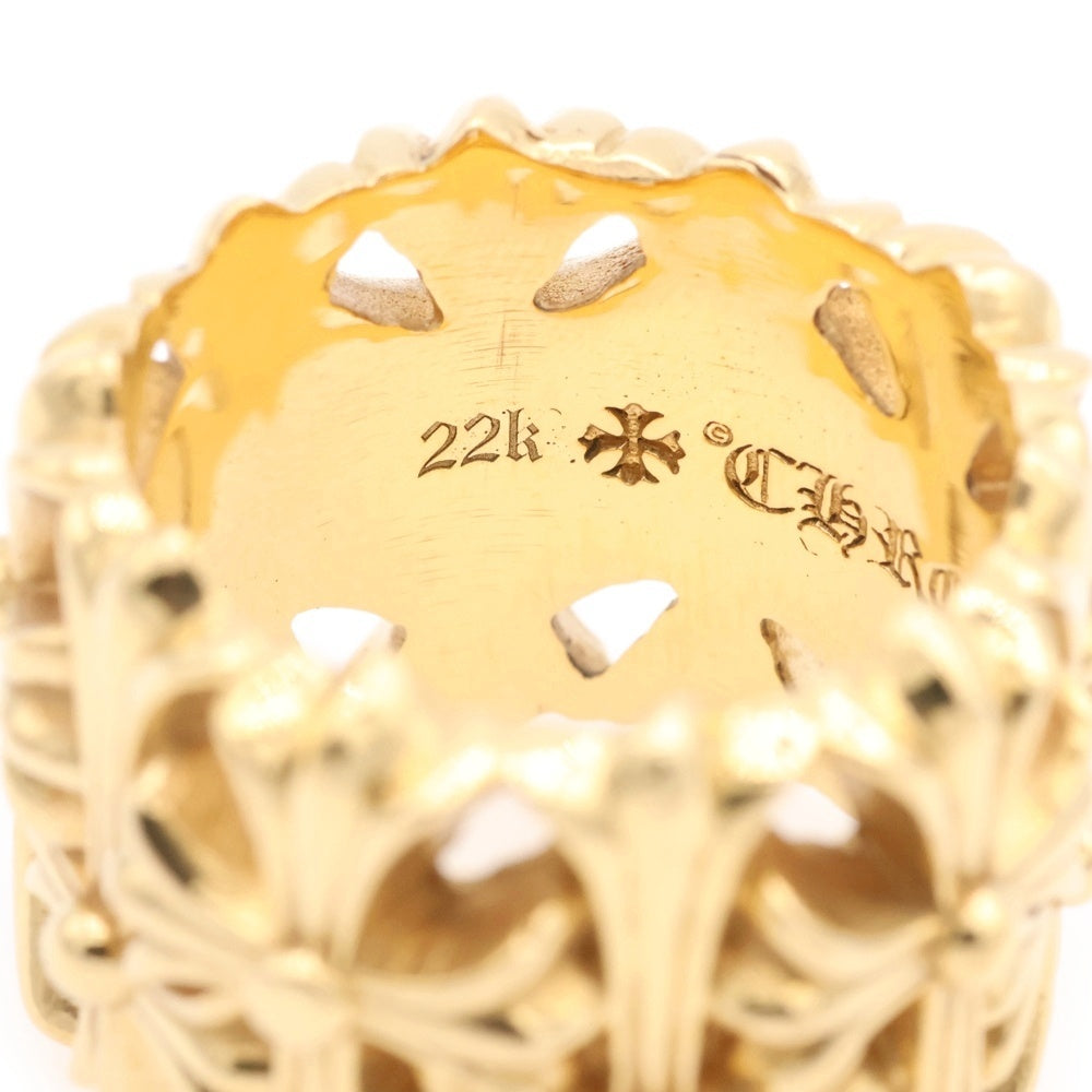 CHROME HEARTS(クロムハーツ) 22? CEMETERY セメタリークロス ゴールドリング
