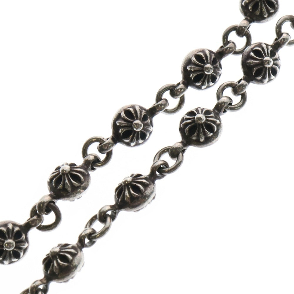 CHROME HEARTS(クロムハーツ) 1BALL LONG-S/1クリップロング#1クロスボール ウォレットチェーン シルバー