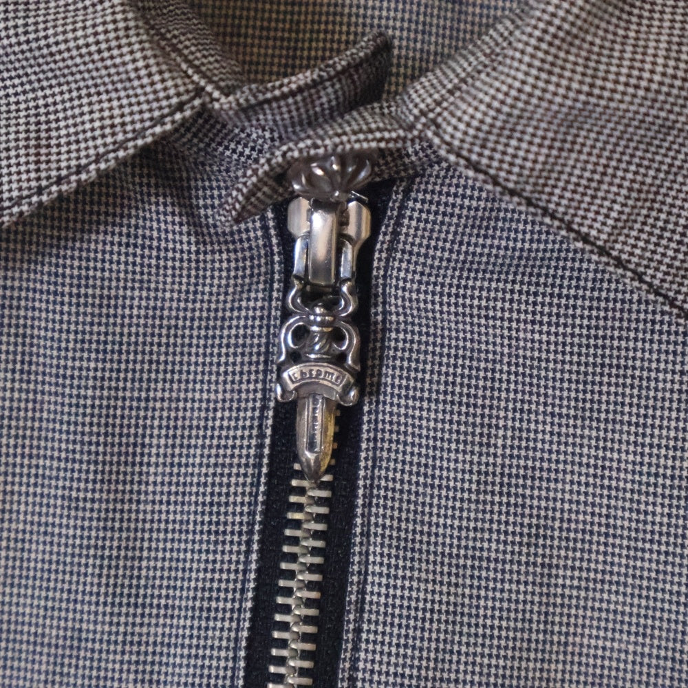 CHROME HEARTS(クロムハーツ) ダガージップチェック半袖シャツ