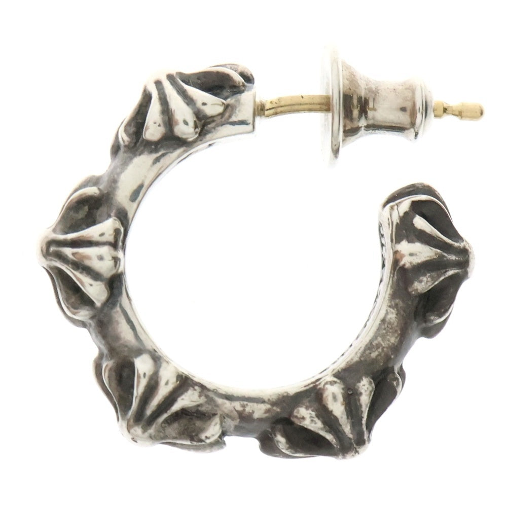 CHROME HEARTS(クロムハーツ) HOOP CROSS クロスバンド フープピアス シルバー BCA100