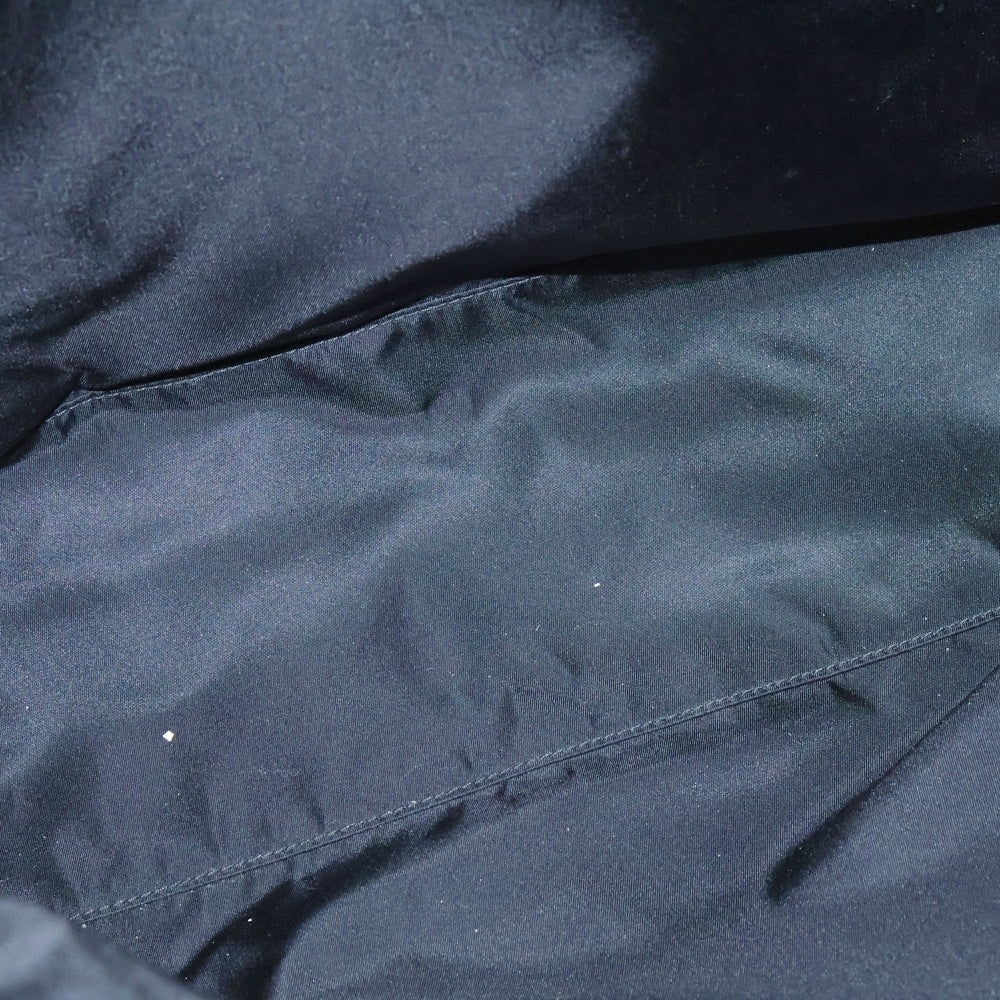 PRADA(プラダ) Re-Nylon サフィアーノ 三角プレート付き ナイロン レザー 2WAY ブリーフケース バックパック 2VG053 ブラック