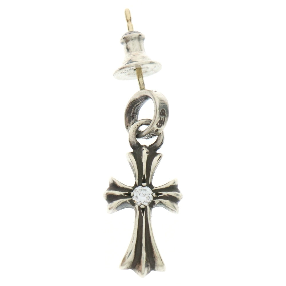 CHROME HEARTS(クロムハーツ) BBY F PPRCHN 1 DIA/ベイビーファットドロップ 1 ダイヤ ピアス シルバー