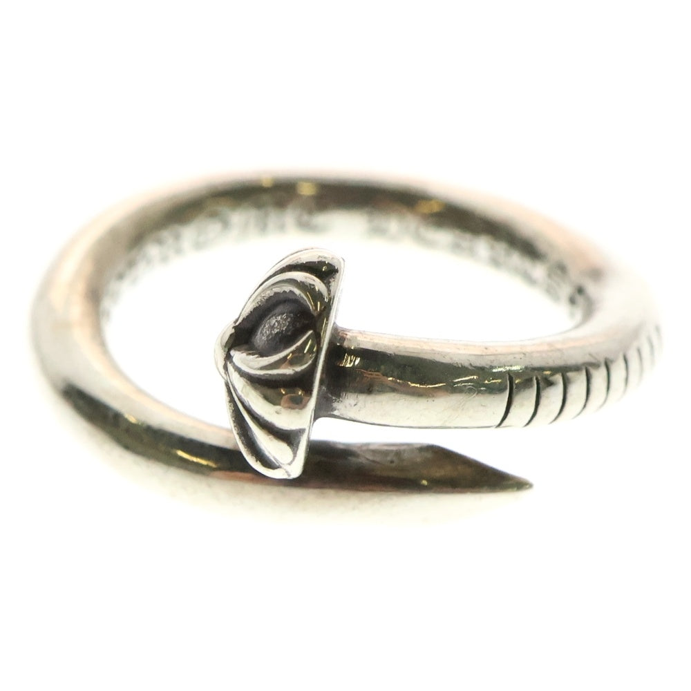 CHROME HEARTS(クロムハーツ) NAIL CRSBALL ネイルクロスボール シルバーリング 9.5号
