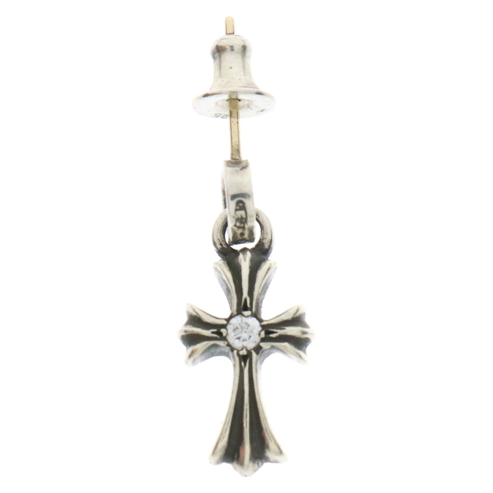 CHROME HEARTS(クロムハーツ) BBY F PPRCHN 1 DIA/ベイビーファットドロップ 1 ダイヤ ピアス シルバー