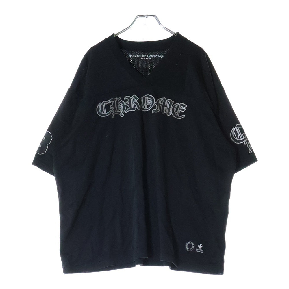 CHROME HEARTS(クロムハーツ) MESH WARM UP JERSEY TEE CHプリントメッシュTシャツ ブラック