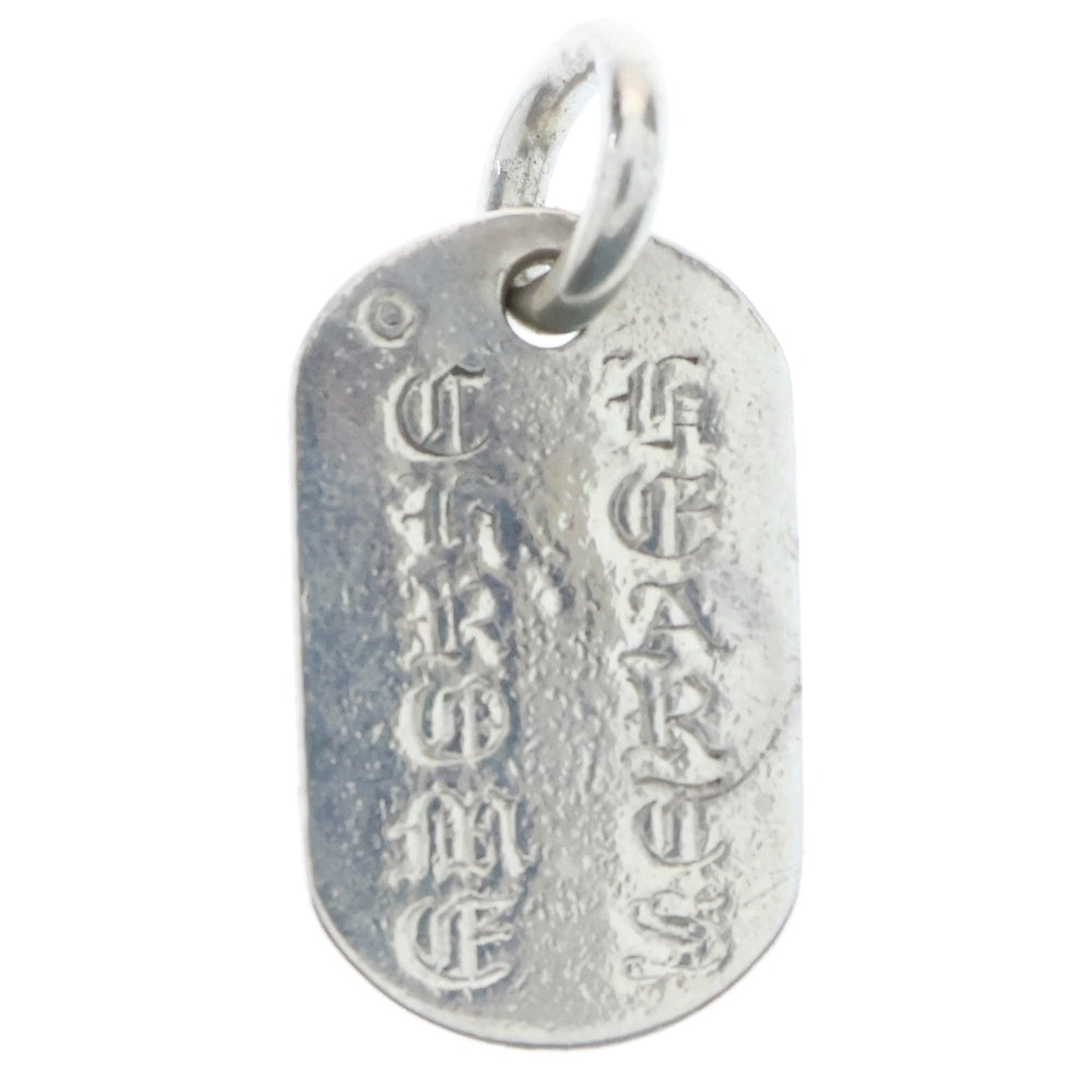 CHROME HEARTS(クロムハーツ) RAISED DOGTAG レイズドドッグタグ NYC限定チャーム ネックレストップ シルバー