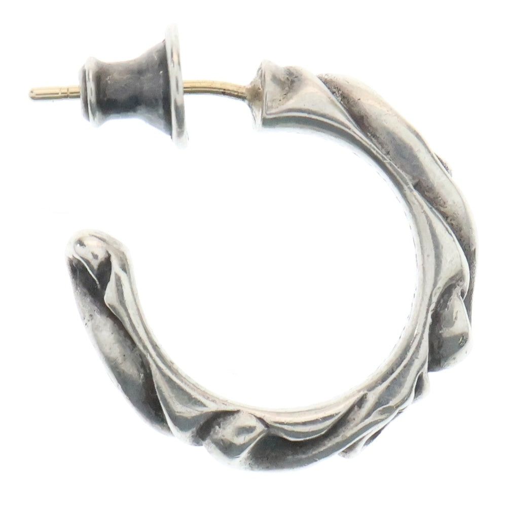 CHROME HEARTS(クロムハーツ) HOOP SCROOL スクロール フープピアス シルバー BCA102
