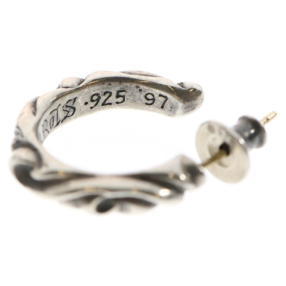 CHROME HEARTS(クロムハーツ) HOOP SCROOL スクロール フープピアス シルバー BCA102