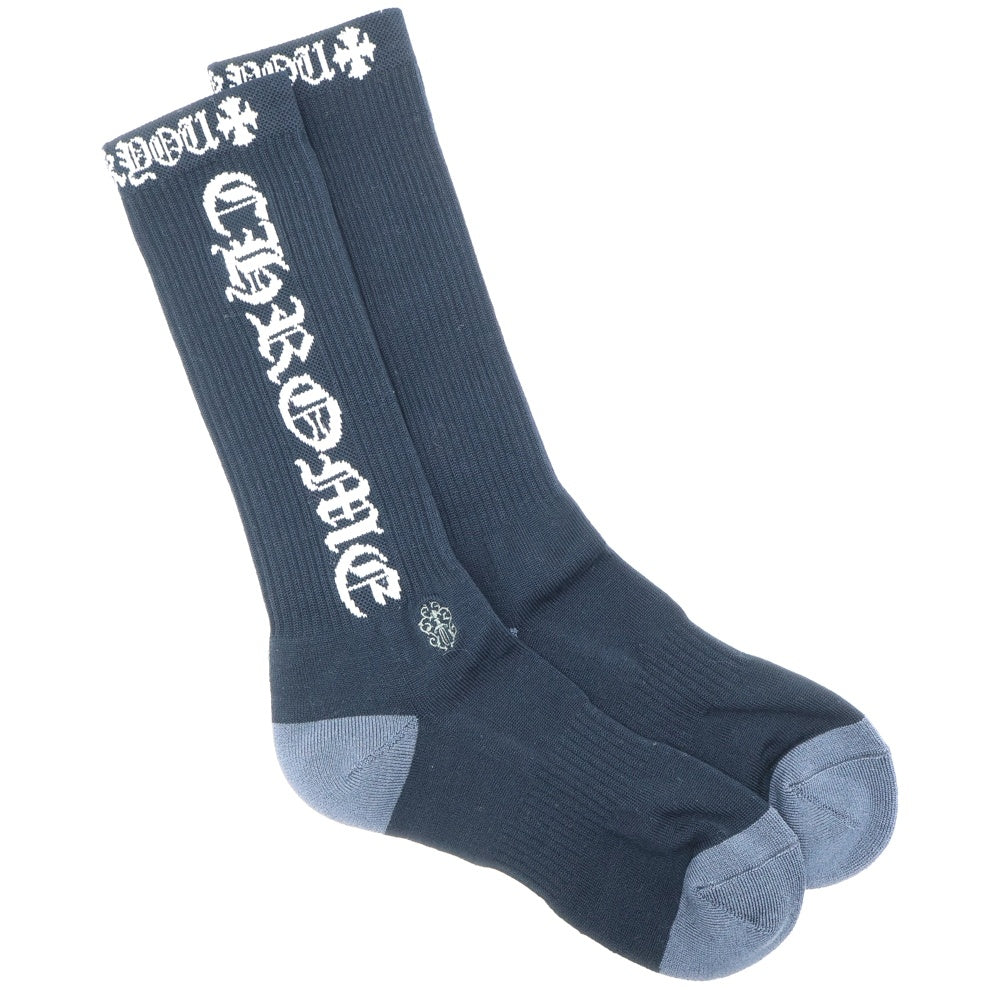 CHROME HEARTS(クロムハーツ) ENGLISH SOCKS イングリッシュ ソックス 靴下 ブラック/ホワイト
