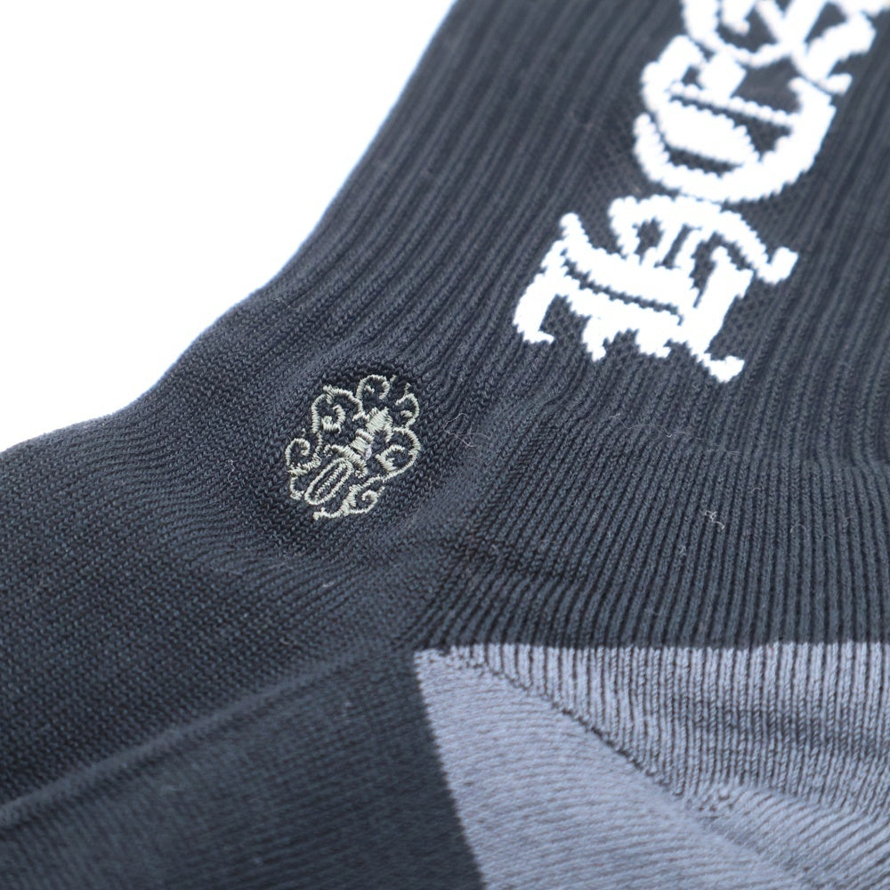 CHROME HEARTS(クロムハーツ) ENGLISH SOCKS イングリッシュ ソックス 靴下 ブラック/ホワイト