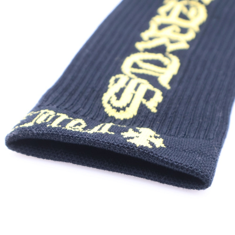 CHROME HEARTS(クロムハーツ) ENGLISH SOCKS イングリッシュ ソックス 靴下 ブラック/イエロー