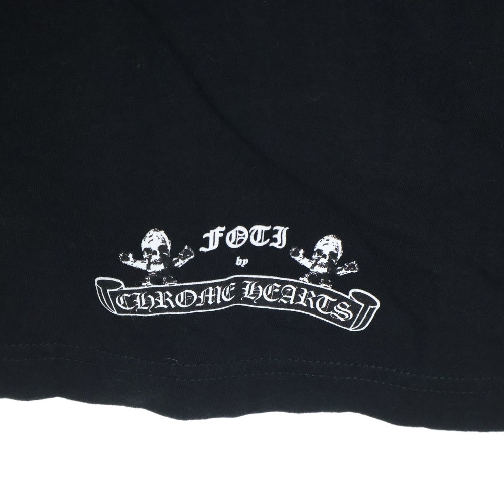 CHROME HEARTS(クロムハーツ) FOTI Harris Teeter TIC TAC TOE 半袖カットソーTシャツ ブラック