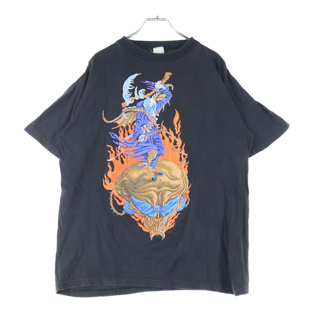 VINTAGE(ヴィンテージ) 90s MEGADETH Youthanasia Tour Tee ユースアネイジアツアー 両面プリント クルーネック半袖Tシャツカットソー グレー