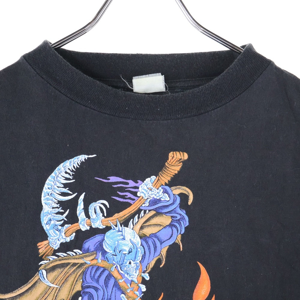 VINTAGE(ヴィンテージ) 90s MEGADETH Youthanasia Tour Tee ユースアネイジアツアー 両面プリント クルーネック半袖Tシャツカットソー グレー