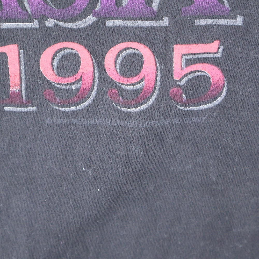 VINTAGE(ヴィンテージ) 90s MEGADETH Youthanasia Tour Tee ユースアネイジアツアー 両面プリント クルーネック半袖Tシャツカットソー グレー
