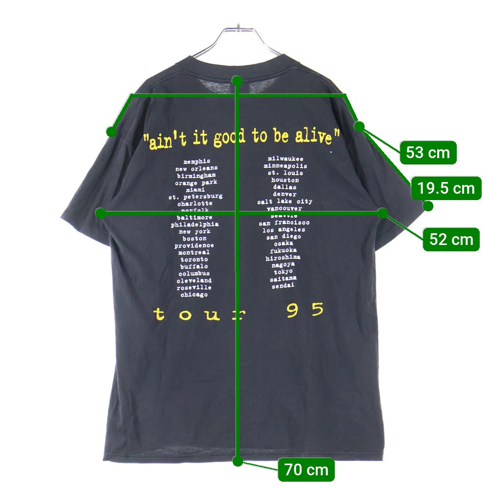 VINTAGE(ヴィンテージ) 90s Slash's Snakepit world tour T-shirt 半袖Tシャツ カットソー ブラック