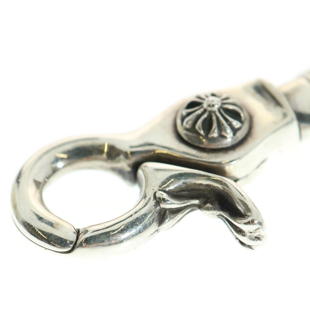 CHROME HEARTS(クロムハーツ) DBL BRING LONG-T 2クリップロングダブルBリング シルバーウォレットチェーン