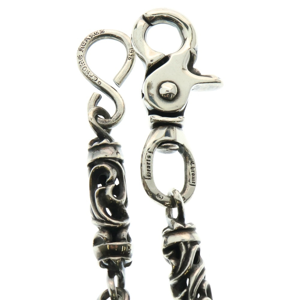 CHROME HEARTS(クロムハーツ) ROLLER LONG-S 1クリップ9LINKロングローラー シルバーウォレットチェーン