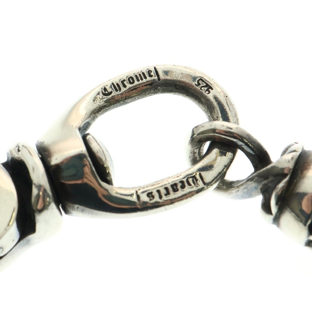 【美品】クロムハーツ 9LINKローラーウォレットチェーン　ロング CHROME HEARTS(クロムハーツ) ROLLER LONG-S 1クリップ9LINK