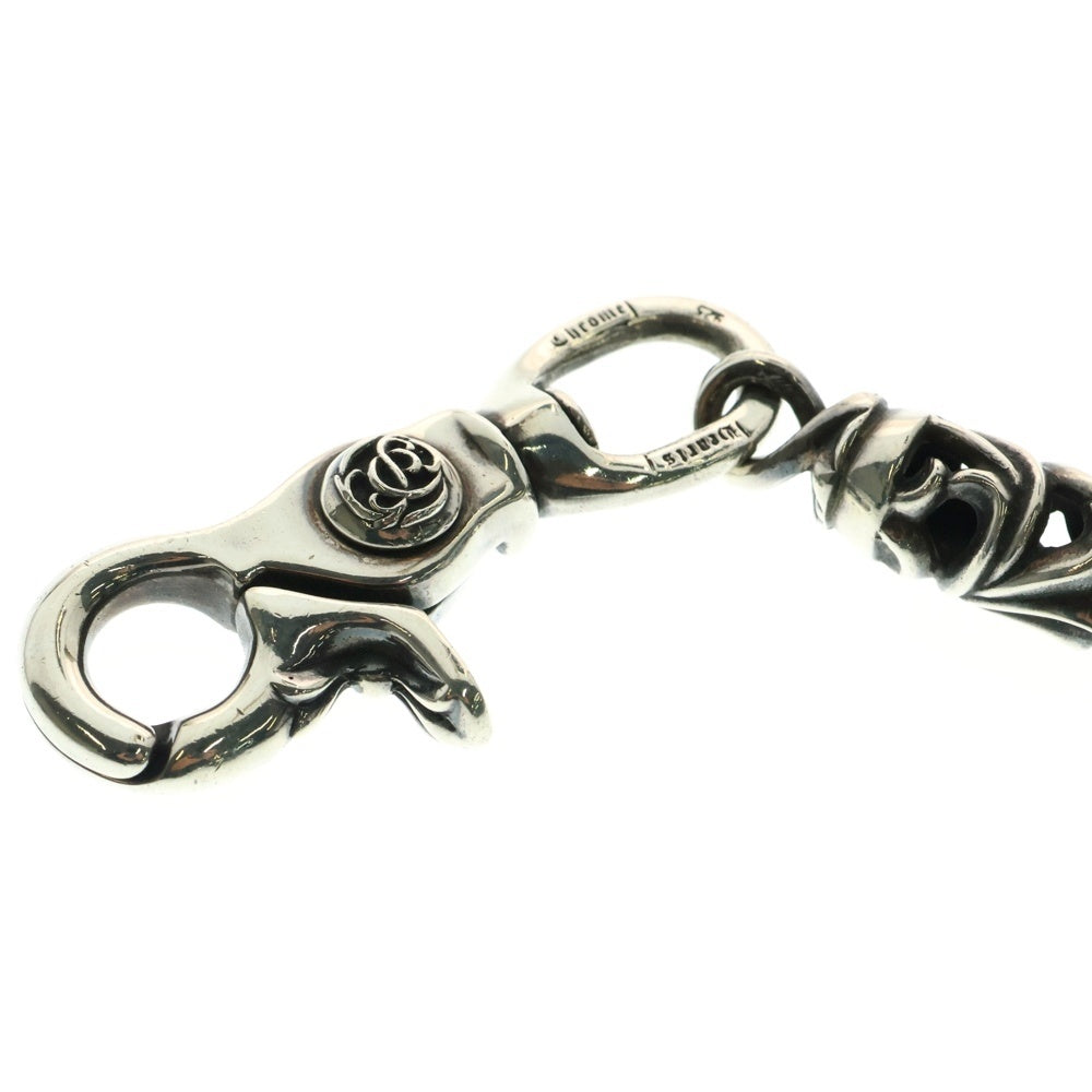 【美品】クロムハーツ 9LINKローラーウォレットチェーン　ロング CHROME HEARTS(クロムハーツ) ROLLER LONG-S 1クリップ9LINK