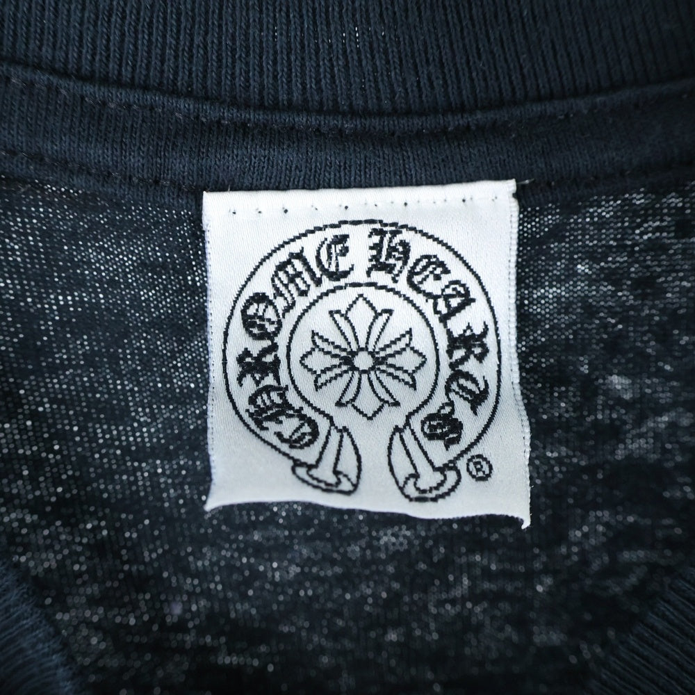 CHROME HEARTS(クロムハーツ) OLD バックセメタリープリント 半袖ポケットTシャツ カットソー ブラック