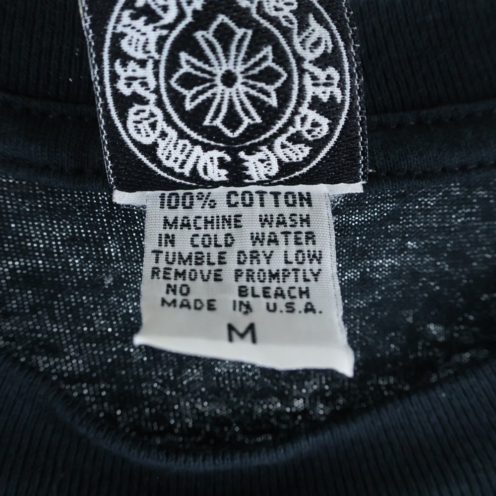 CHROME HEARTS(クロムハーツ) OLD バックセメタリープリント 半袖ポケットTシャツ カットソー ブラック