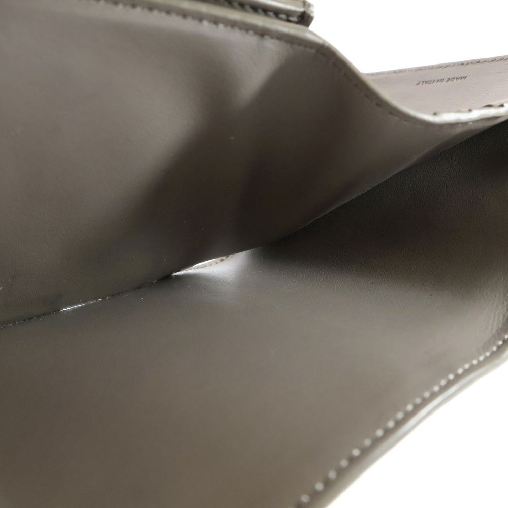 CELINE(セリーヌ) スモールトリフォールドウォレット グレインドカーフスキン 三つ折り財布 10B573BEL グレー