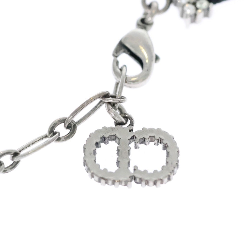 Christian Dior(クリスチャンディオール) J'ADIOR ラインストーン ベロア チョーカー ブラック