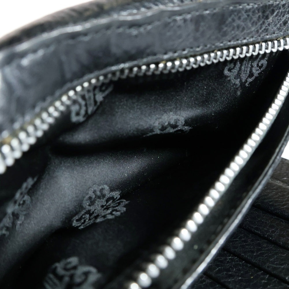 CHROME HEARTS(クロムハーツ) WAVE ウェーブ レザーウォレット 財布 ブラック BCA374