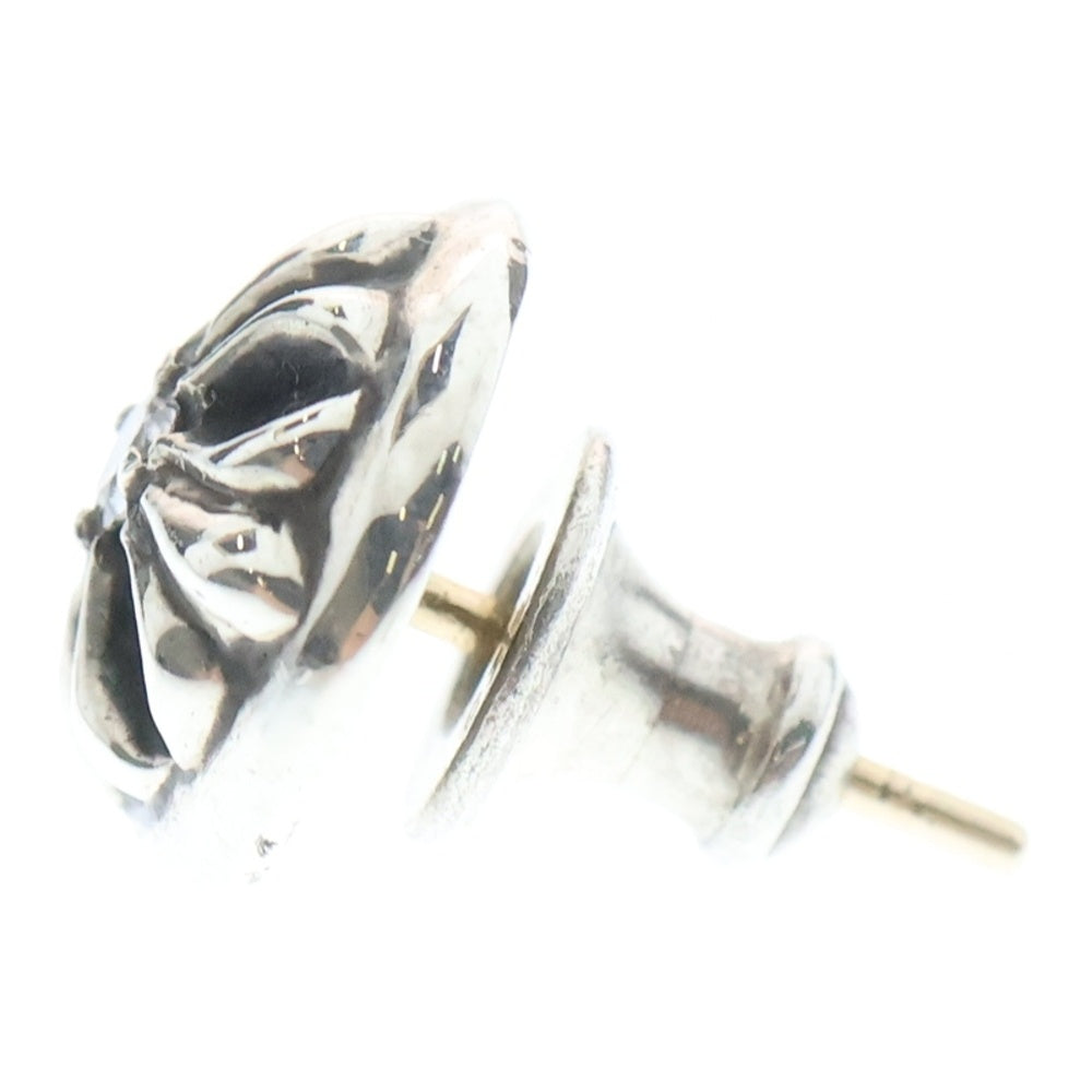 CHROME HEARTS(クロムハーツ) STUD CRSBLL 1DIA クロスボールスタッドピアス 1ダイヤ シルバー