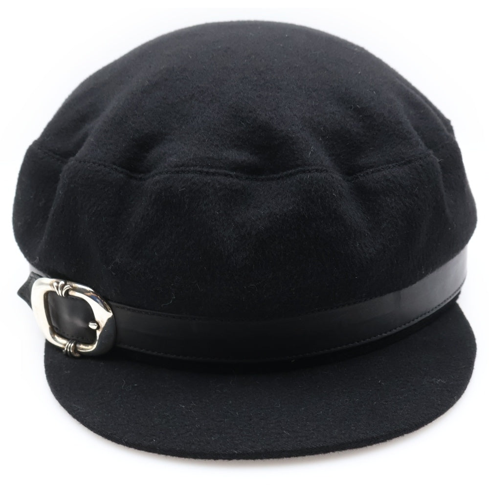 CHROME HEARTS(クロムハーツ) GUMP FBRC ガンスリンガーベルトキャスケット カシミヤ帽子
