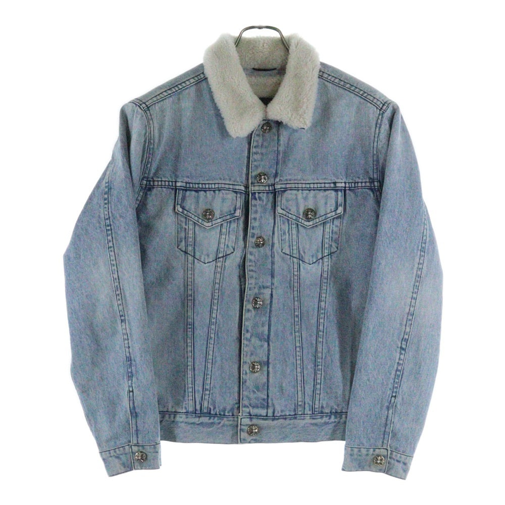 CHROME HEARTS(クロムハーツ) U MOTORBREATH モトブレス ムートンライナーボアデニムジャケット インディゴ