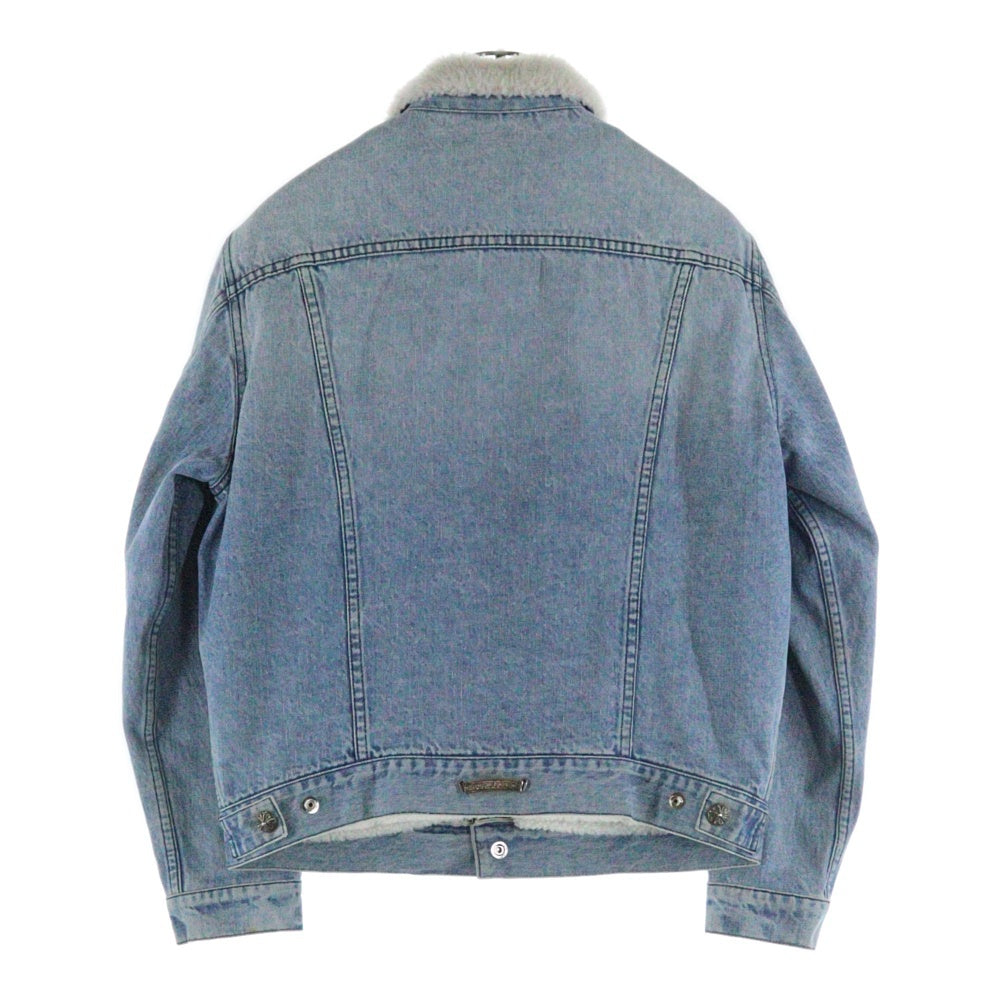 CHROME HEARTS(クロムハーツ) U MOTORBREATH モトブレス ムートンライナーボアデニムジャケット インディゴ