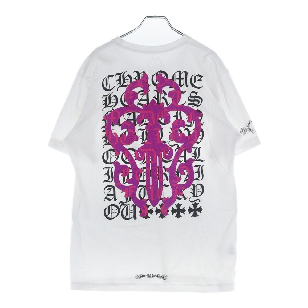CHROME HEARTS(クロムハーツ) CH T-SHRT 1 ヴァインダガープリント 半袖Tシャツ カットソー ホワイト